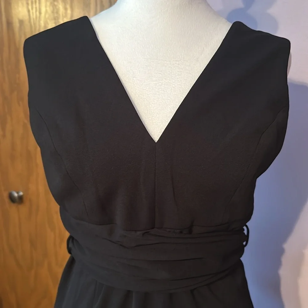 Dress the Population size medium black Alessia dress. - Picture 12 of 16